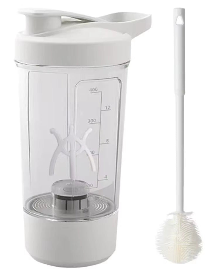 Electric Self Stirring Mug, Protein Powder Milkshake Shaker Bottle ,USB Charging Shaker Cup with Scale 15 Oz Water Cup, BPA Free